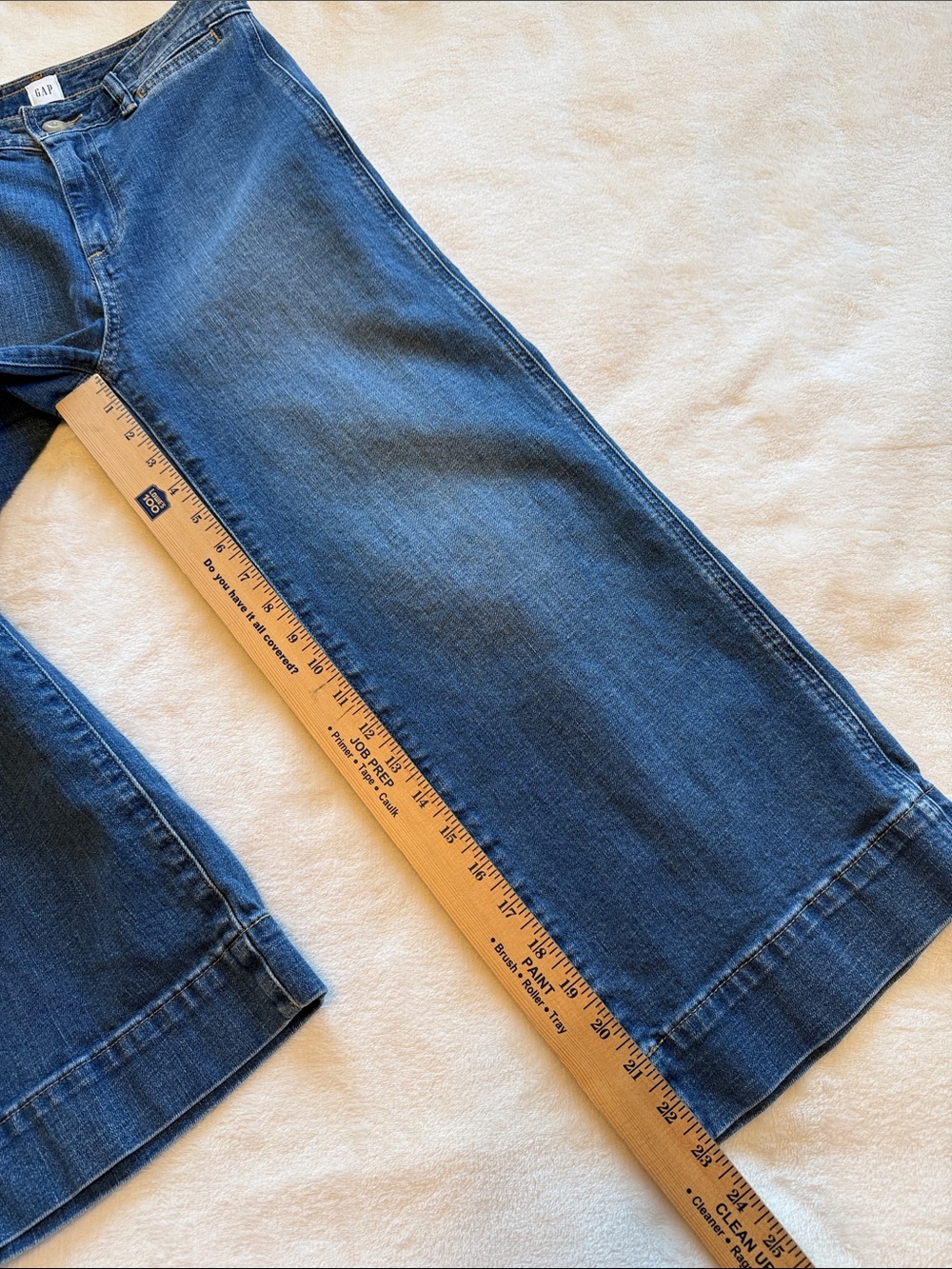 GAP High Rise Wide Leg Cropped Jean - Picture 10 of 12